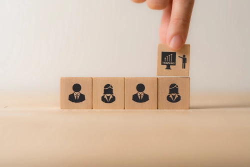 illustration d'une formation pour une équipe d'entreprise